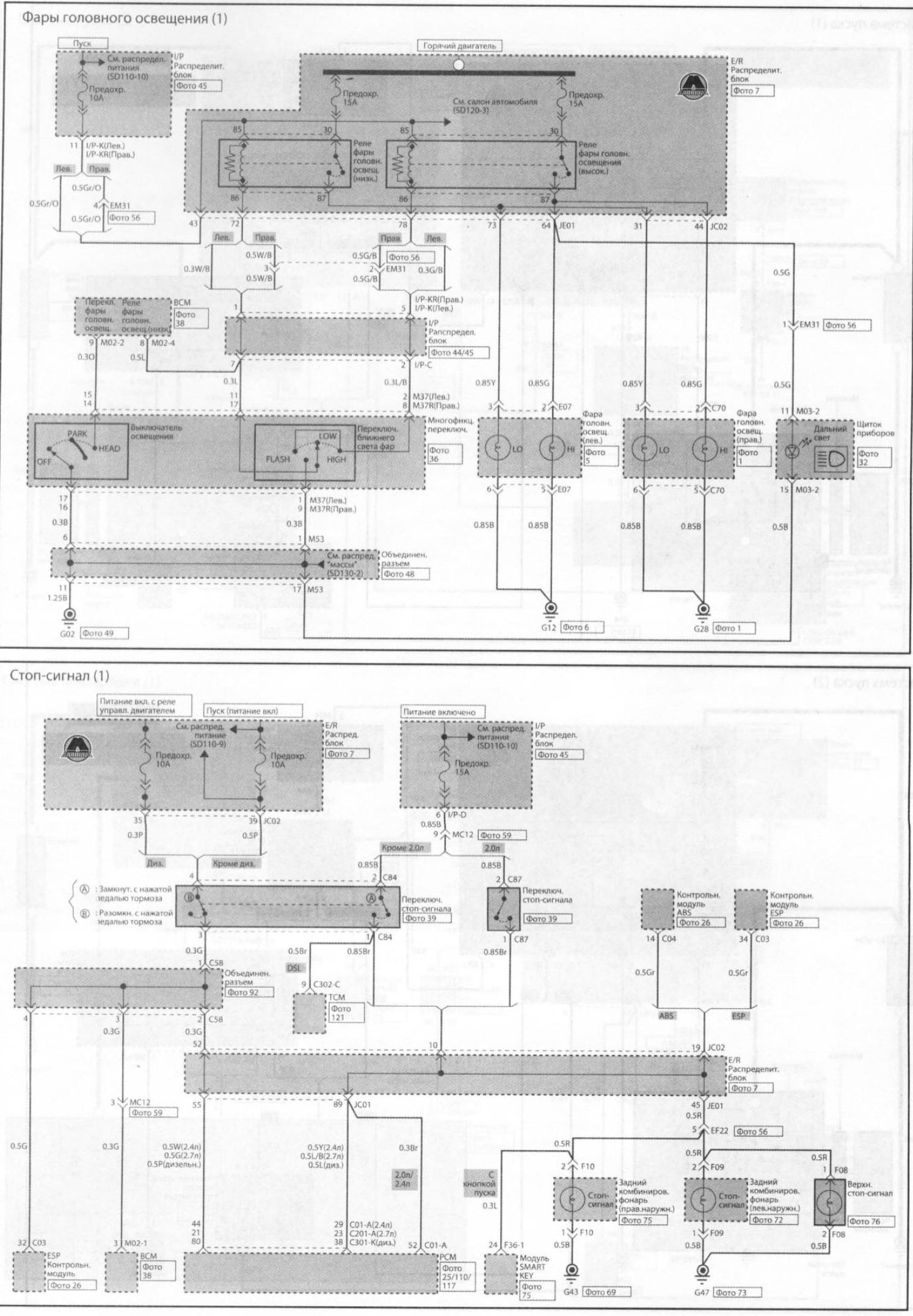 KIA - Car PDF Manual, Wiring Diagram & Fault Codes DTC 2007 Kia Rio Radio Color Wiring Diagram automotive-manuals.net