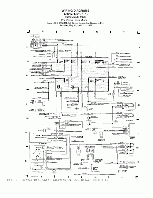 Mazda - Car Manuals, Wiring Diagrams PDF & Fault Codes 2002 miata wiring diagram 