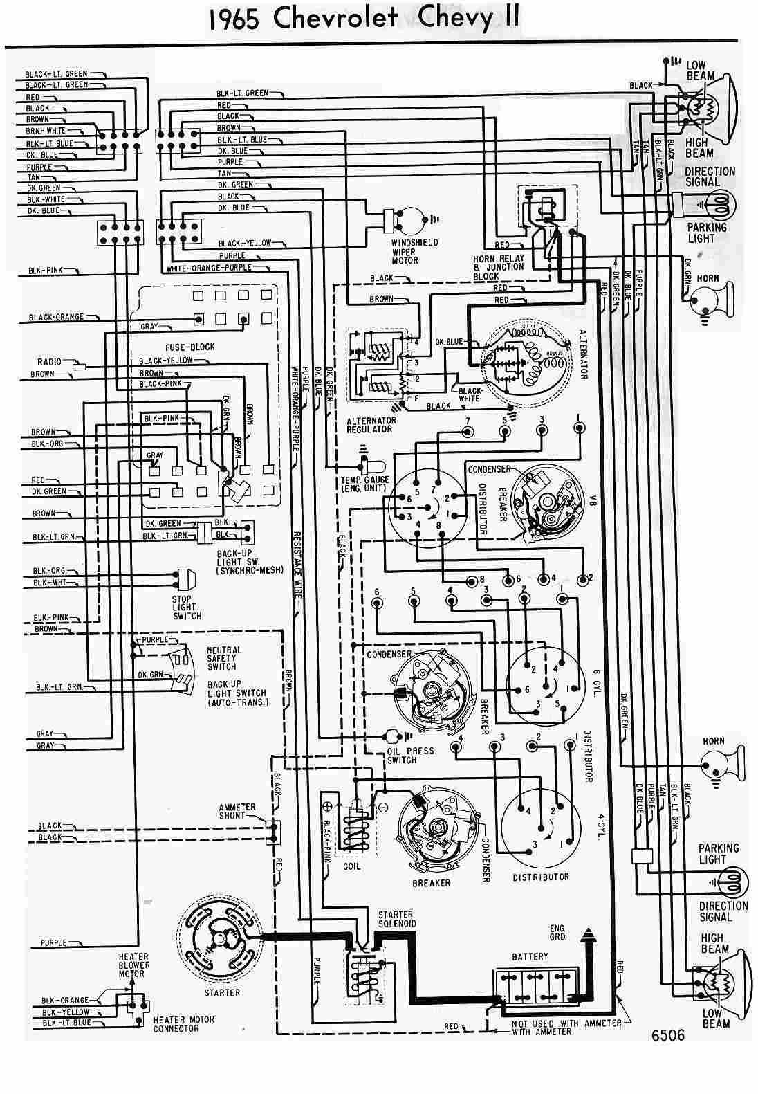 1965 Chevrolet C20 Truck Wiring Diagram