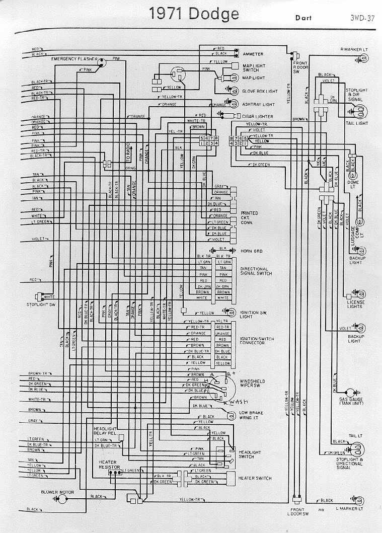 1968 Dodge Dart Wiring Diagram Manual 68 