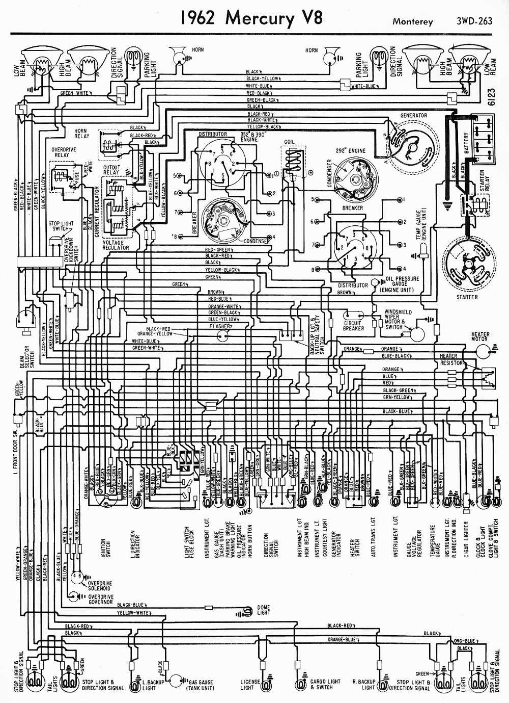 MERCURY - Car PDF Manual, Wiring Diagram & Fault Codes DTC
