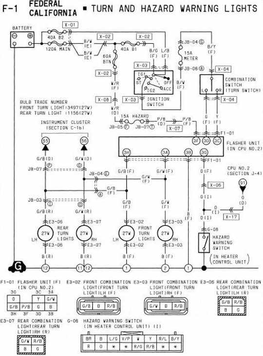 Mazda Car Pdf Manual Wiring Diagram, 2000 Ford Windstar Headlight Wiring Diagram Pdf